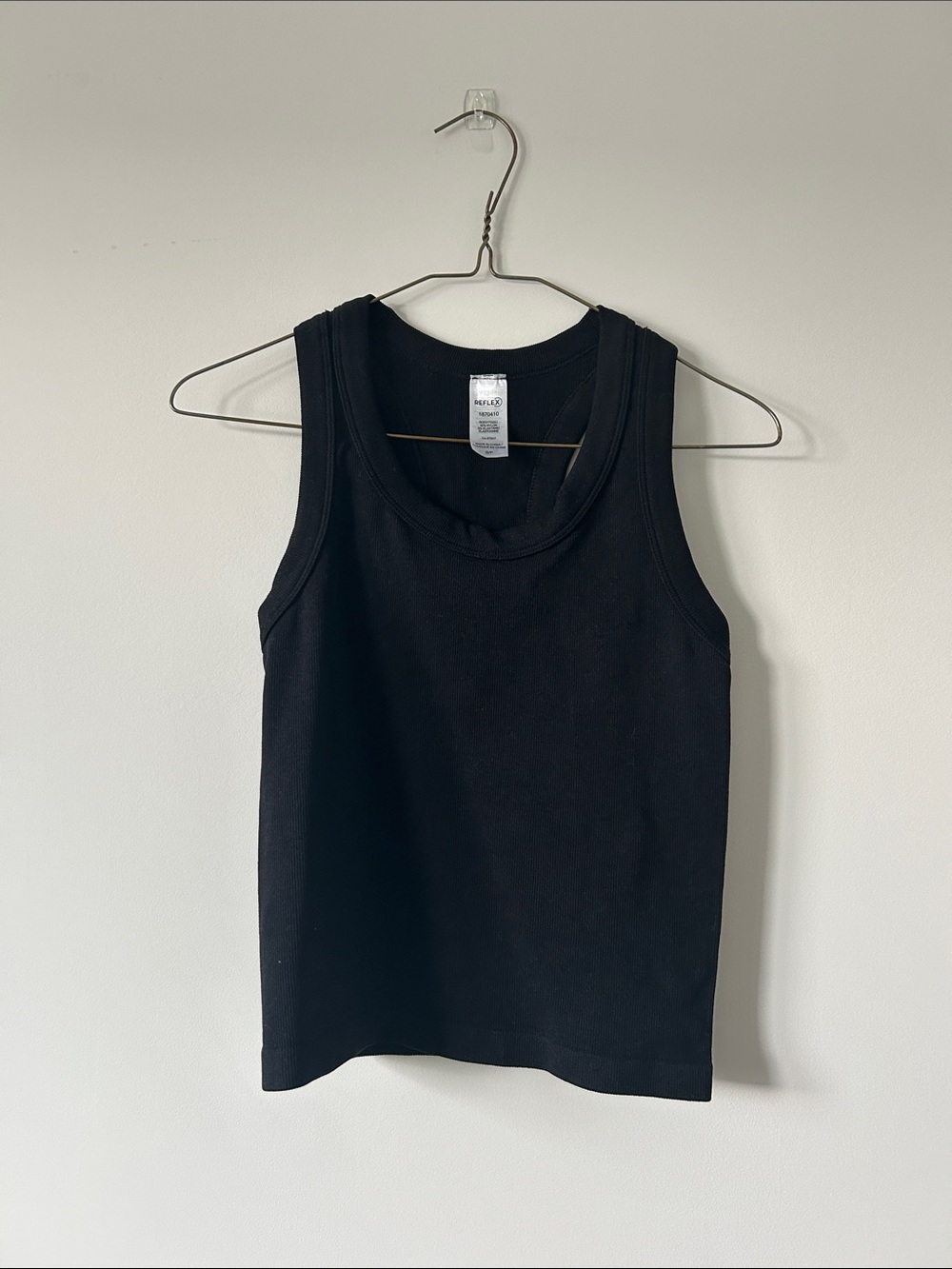 Reflex Black Racerback Tank Top